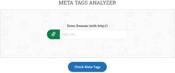 Meta tags Analyser